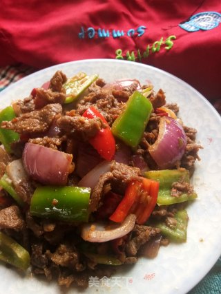 孜然牛肉的做法
