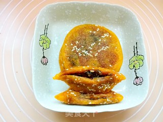 月饼馅版南瓜糯米饼