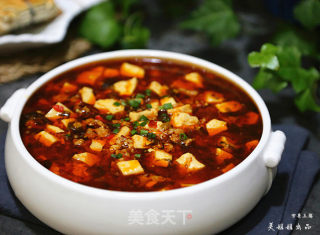 雪菜肉末烧豆腐的做法