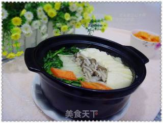 【冬季养生菜】简单清补菜---砂锅素什锦的做法步骤：11