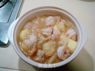 免油烟低碳私家菜“骨汤海鲜豆腐煲”的做法步骤：11