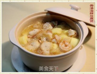 免油烟低碳私家菜“骨汤海鲜豆腐煲”的做法步骤：13