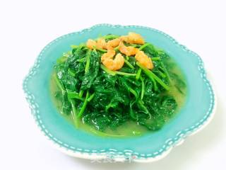 虾米炒红薯叶的做法
