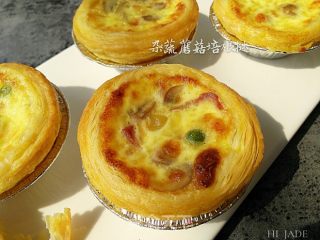 杂蔬蘑菇培根挞(挞皮版)的做法