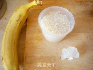 香蕉粥的做法步骤：1