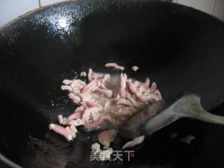 葫芦炒肉丝的做法步骤：3