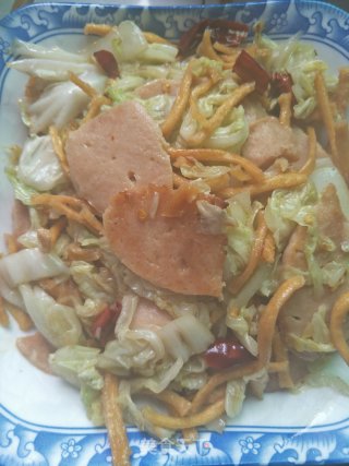 小炒白菜的做法