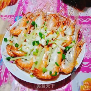 清蒸罗氏虾的做法