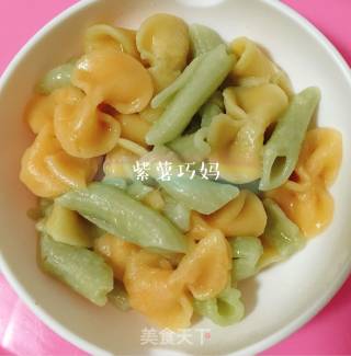 彩色蝴蝶面的做法