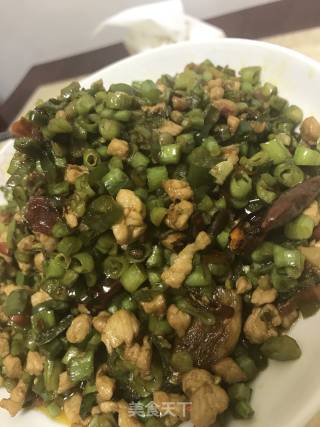 豇豆肉末的做法