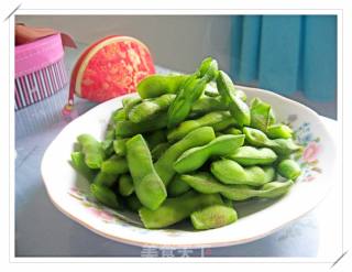 盐水毛豆的做法步骤：4