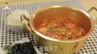 韩式辣白菜豆芽汤的做法