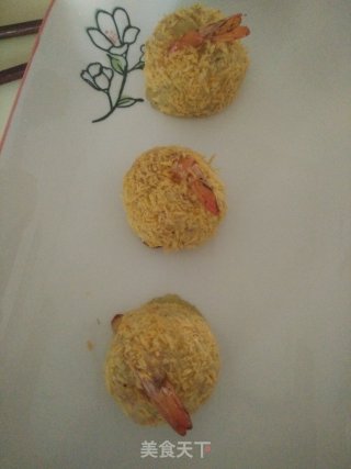 土豆泥虾球的做法