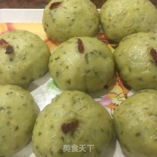 菠菜馒头的做法