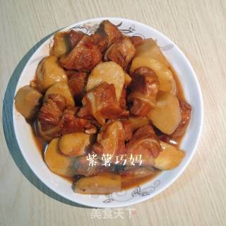 月牙骨烧芋圆的做法