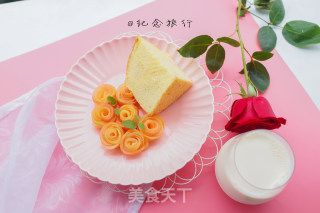 在盘子上开出的玫瑰花的做法