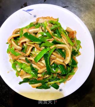 青椒蒜苗炒牛肚的做法