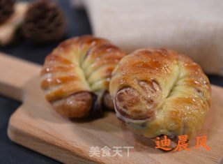 豆沙圈面包的做法