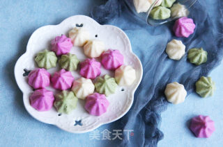 迷你萌翻天——三色酸奶溶豆的做法