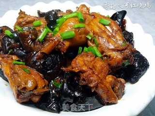 香菇木耳红烧鸡的做法