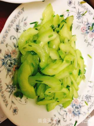 葱炒黄瓜的做法