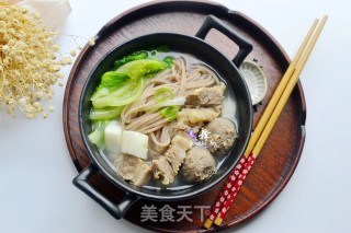 山药牛腩面的做法