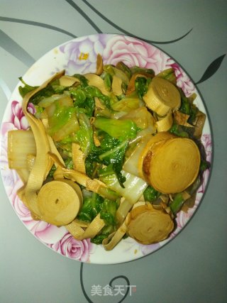白菜烧豆腐卷的做法