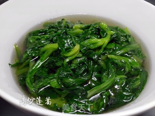 清炒蓬蒿的做法