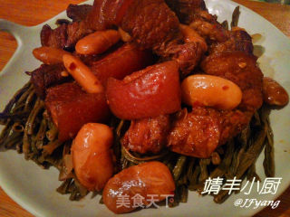 双豆红烧肉的做法