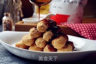 红糖糯米条的做法