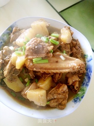 土豆烧鸡的做法