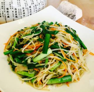 炒绿豆芽的做法