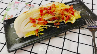 日式烤白菜色拉的做法