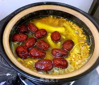 冬季温补-虫草花炖草鸡的做法