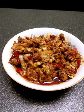 香辣可口的＂酸菜鸡＂的做法