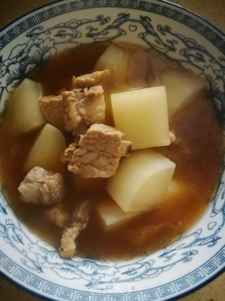 萝卜排骨汤的做法