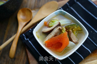 蘑菇时蔬汤的做法