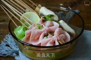 青椒串串火锅的做法