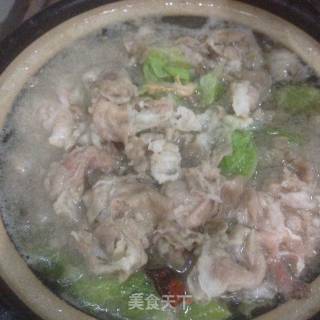 砂锅羊肉片的做法
