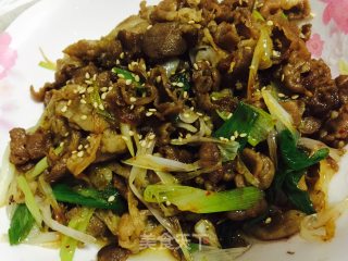 葱爆羊肉的做法