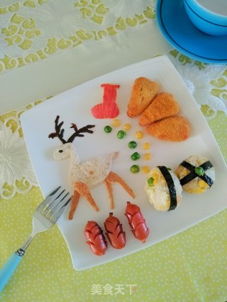 童趣营养餐之圣诞麋鹿的做法