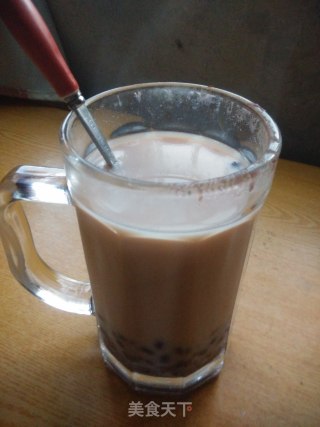 红豆奶茶的做法