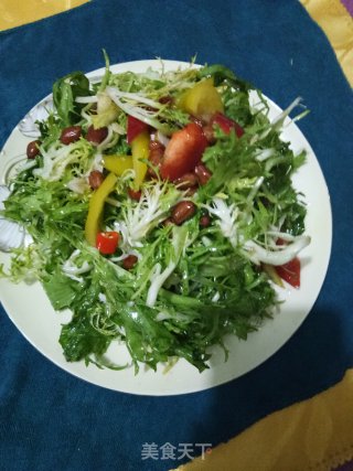 炝拌苦菊的做法