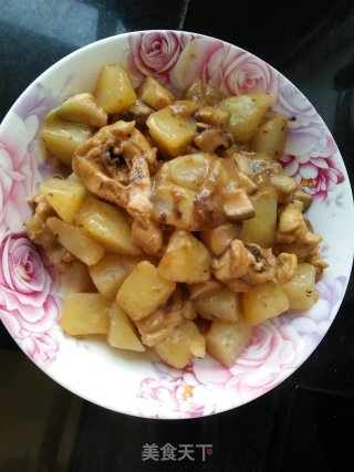 小鸡腿炖土豆香菇的做法