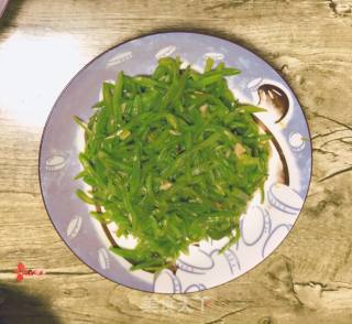 素炒扁豆丝的做法