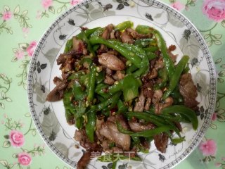 青椒肉丝的做法