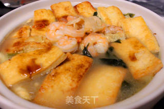 海鲜豆腐煲的做法