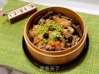 荷叶糯米鸭腿饭的做法