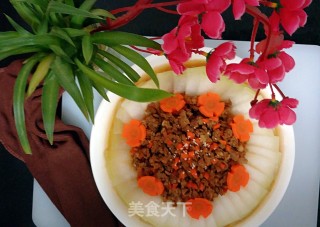 肉末蒸冬瓜的做法