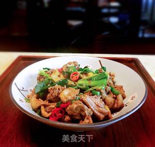 农家姜炒鸭的做法